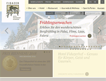 Tablet Screenshot of fidazerhof.ch